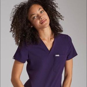 FIGS Purple Catarina Top & Zamora Pant Set